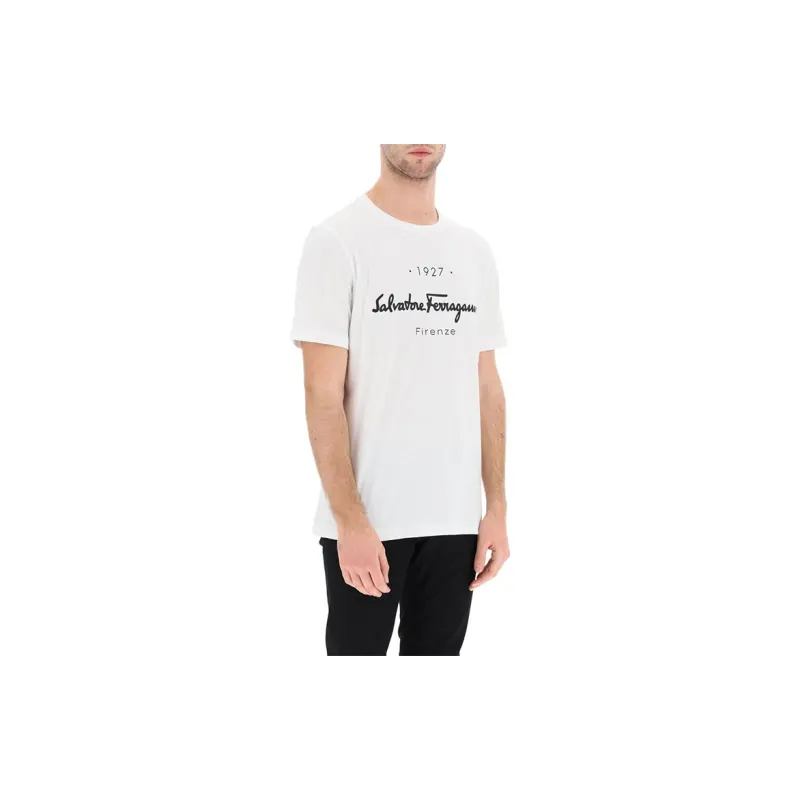 FERRAGAMO SS22 T-Shirt Men's White-3