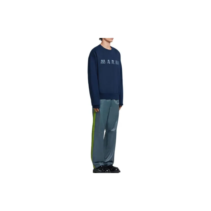 MARNI Logo Printed Crewneck Sweatshirt-1