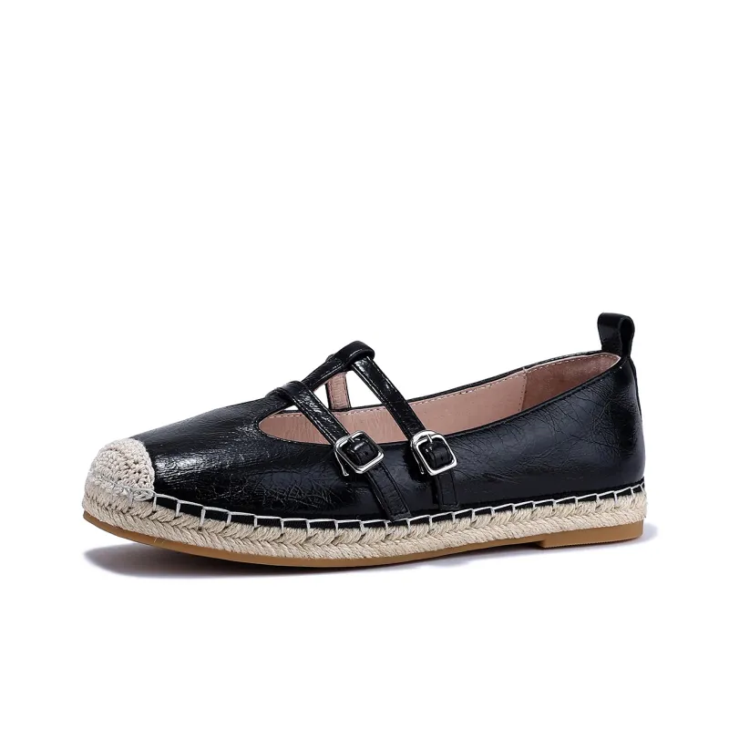 BELLALILY Flat Shoes Espadrilles Women's-5