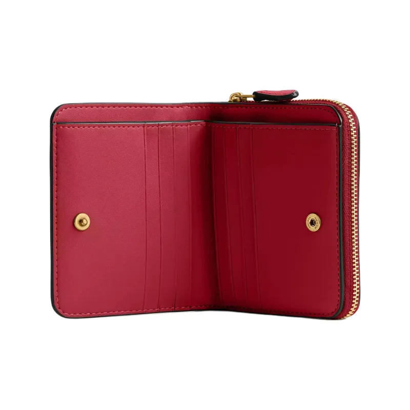 COACH Delicate Calfskin Wallet Women's Ruby-2