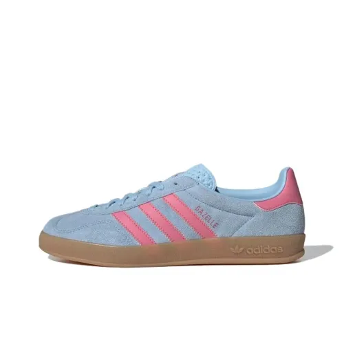 Adidas Originals GAZELLE INDOOR Skateboard Shoes Unisex Low-Top Blue/Brown