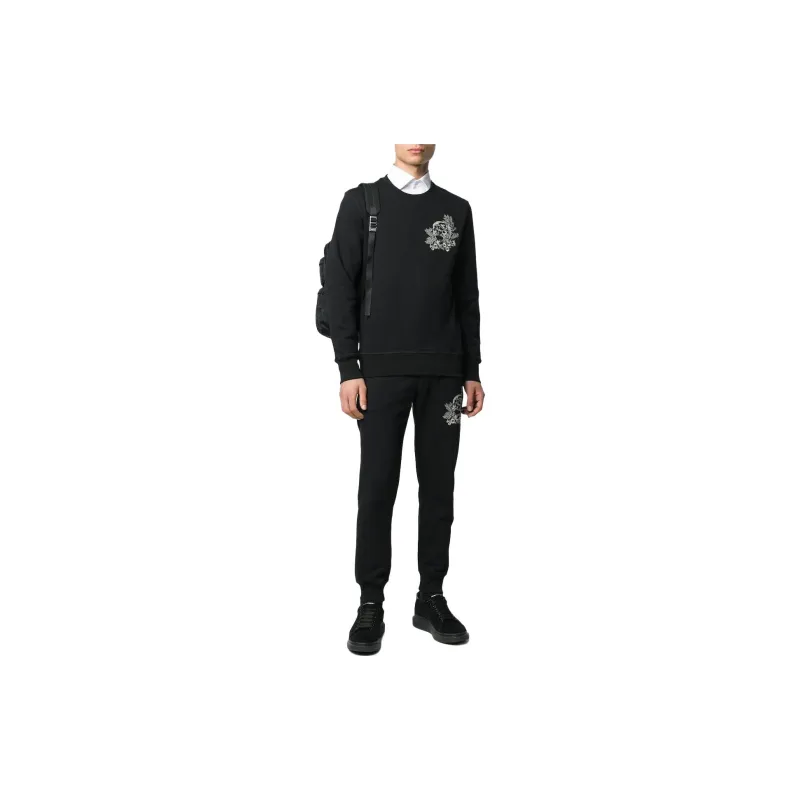 Alexander McQueen Sweatshirts Men Black-2