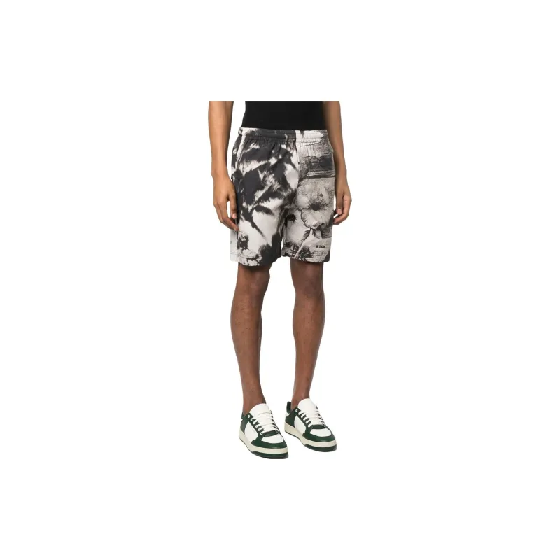 MSGM Graphic Printed Bermuda Shorts-3