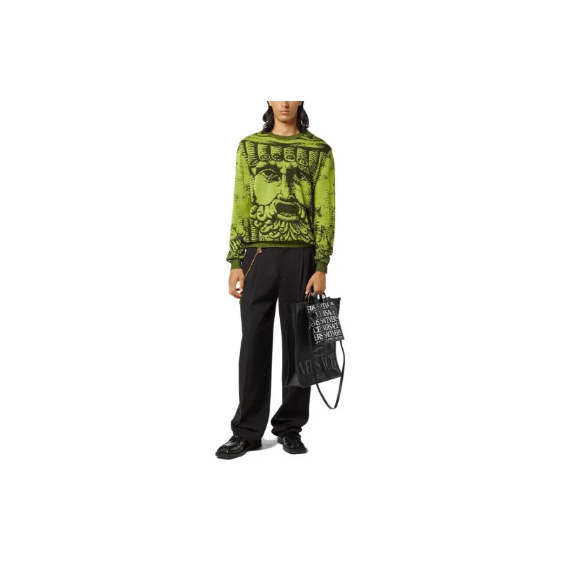 VERSACE Sweaters Men Green-1