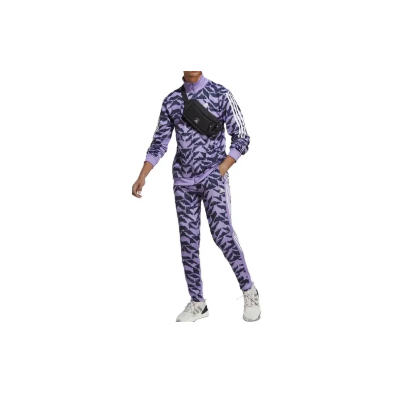 Adidas Sportwear Knitted Sweatpants Men Purple-1