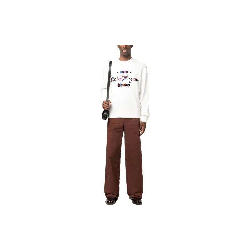 Ferragamo Sweatshirts Men White-2