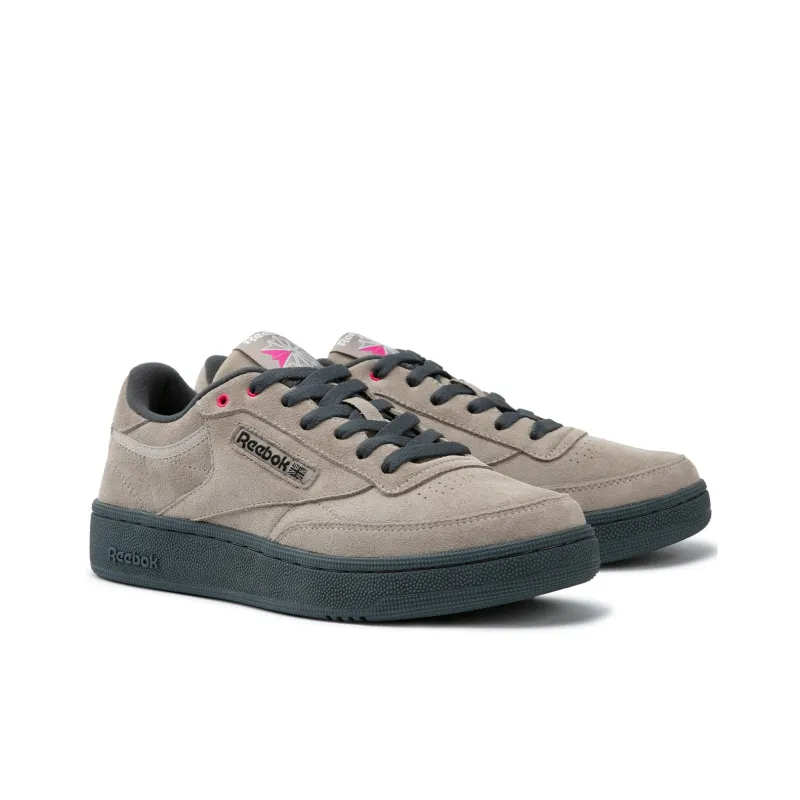 Reebok CLUB C 85 W+ Anti-Slip And Wear-Resistant Height Increasing Low-Top Skateboard Shoes Unisex Khaki-1