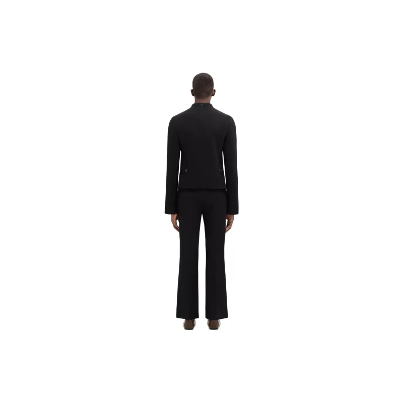 COURREGES Flared Wool Trousers-2