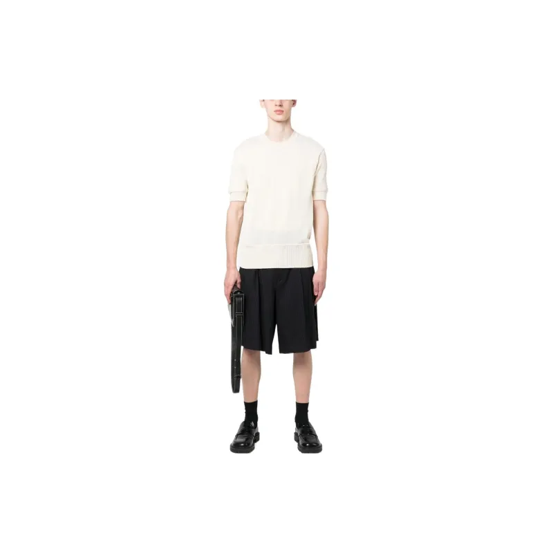 MM6 Maison Margiela Ribbed Hem Shirt-1
