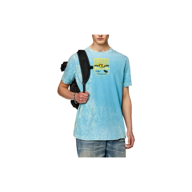 DIESEL T Shirt Men's Light Blue-2
