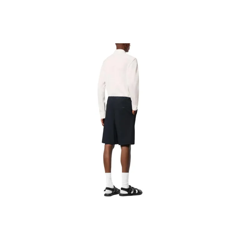 LOUIS VUITTON Lv Buckle Cotton Shorts-2