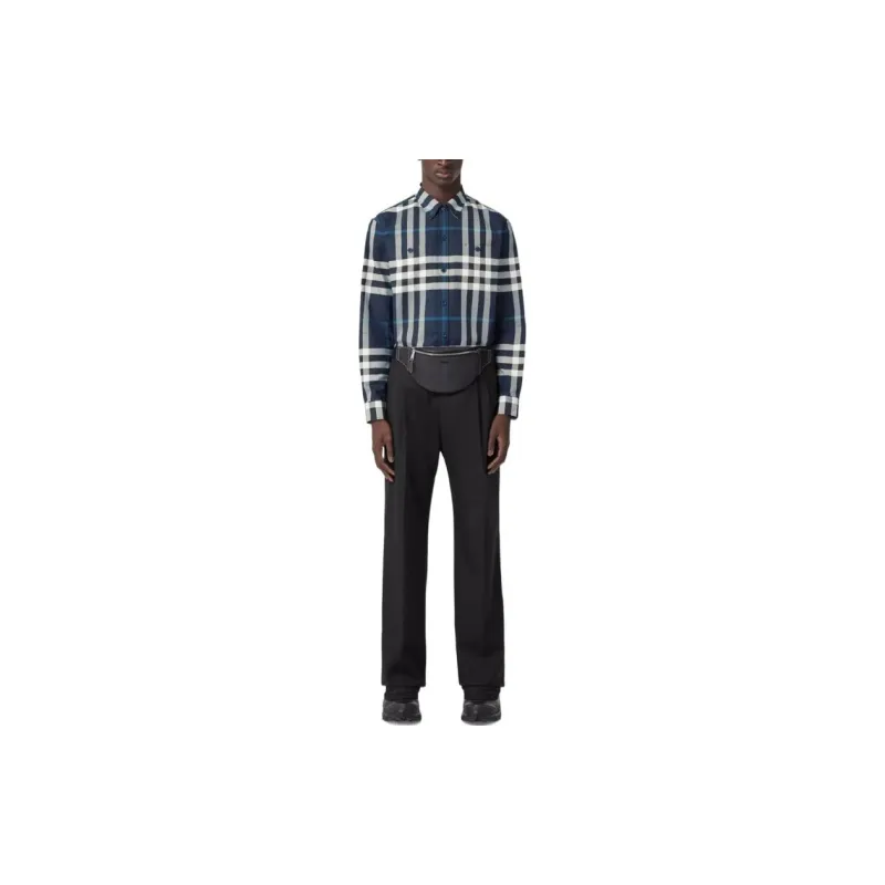Burberry Night Check Twill Shirt-1