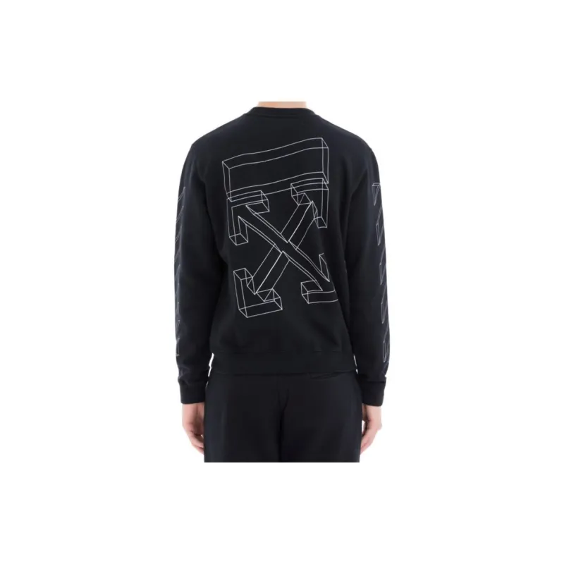 OFF WHITE Sweatshirt Men's Black-3