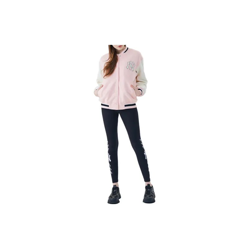 MLB Baseball Jacket Unisex Pink-5