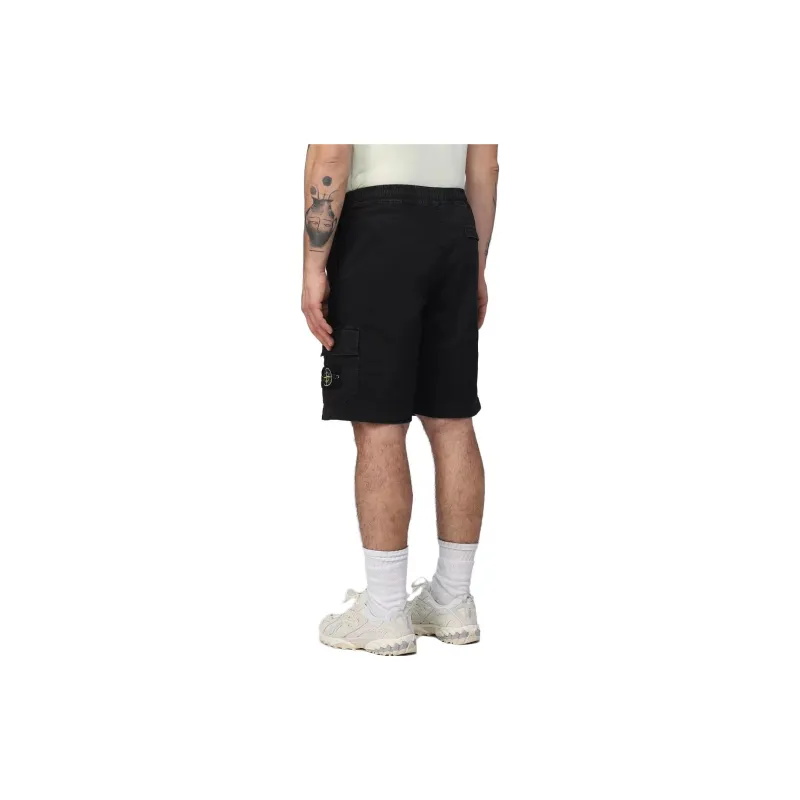 STONE ISLAND Cargo Shorts Men's Charcoal Black-4