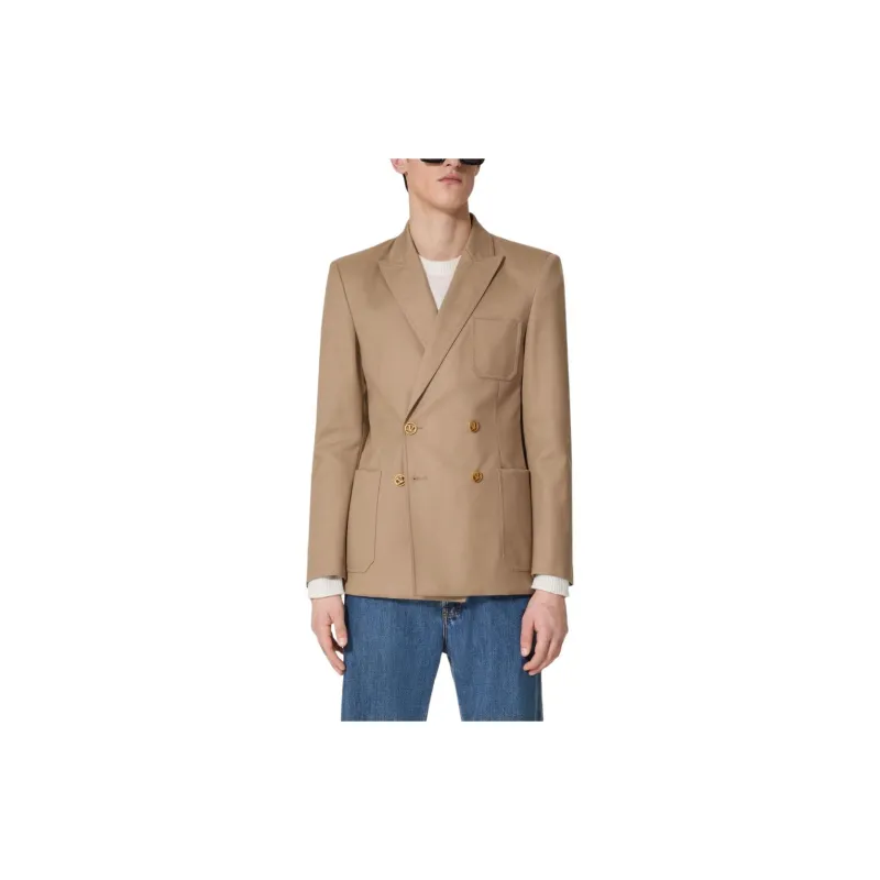 Valentino Double Breasted Long Sleeved Blazer-1