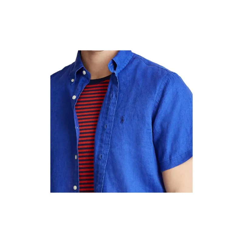 Polo Ralph Lauren Shirt Men Royal Blue-4