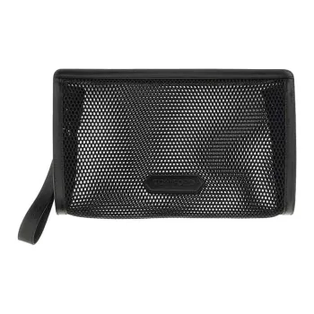 TOM FORD Logo Patch Mesh Zipped Clutch Bag