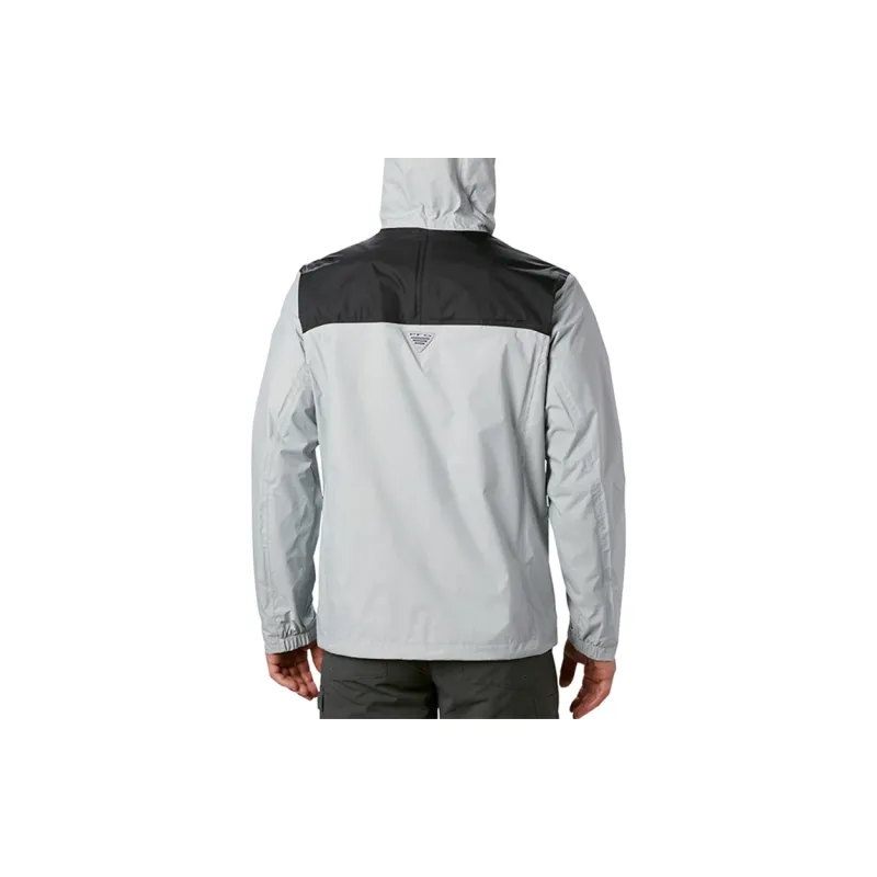 Columbia Windbreaker Jacket Men's Light Gray-4