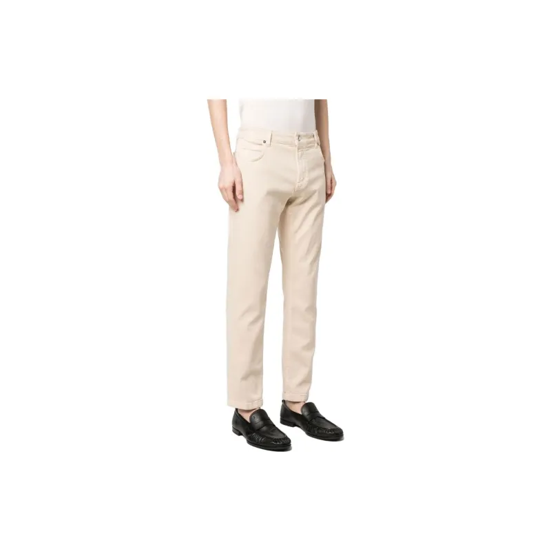 Eleventy Mid-rise Cropped Trousers-3