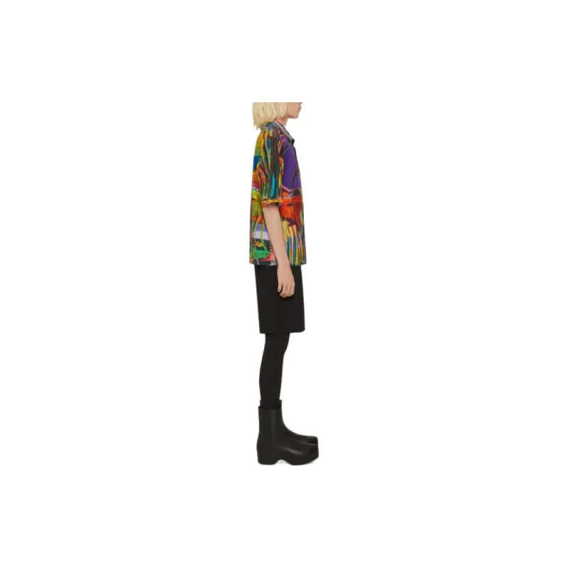 Givenchy Boxy Fit Shirt With Hawaiian Collar-3
