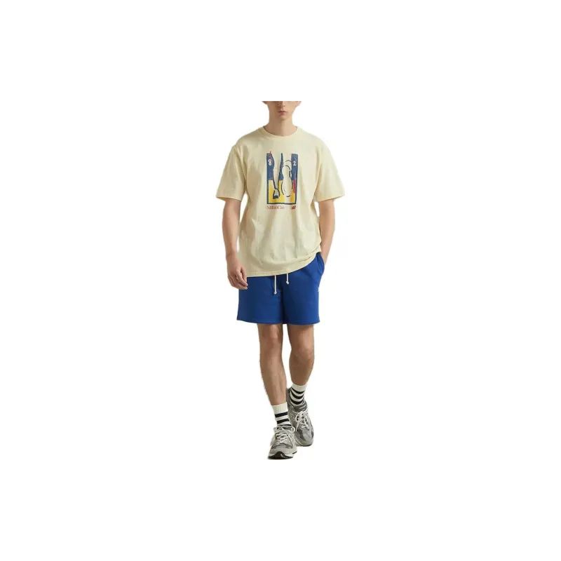 New Balance 1982 Run Club T-Shirts Men Beige-2