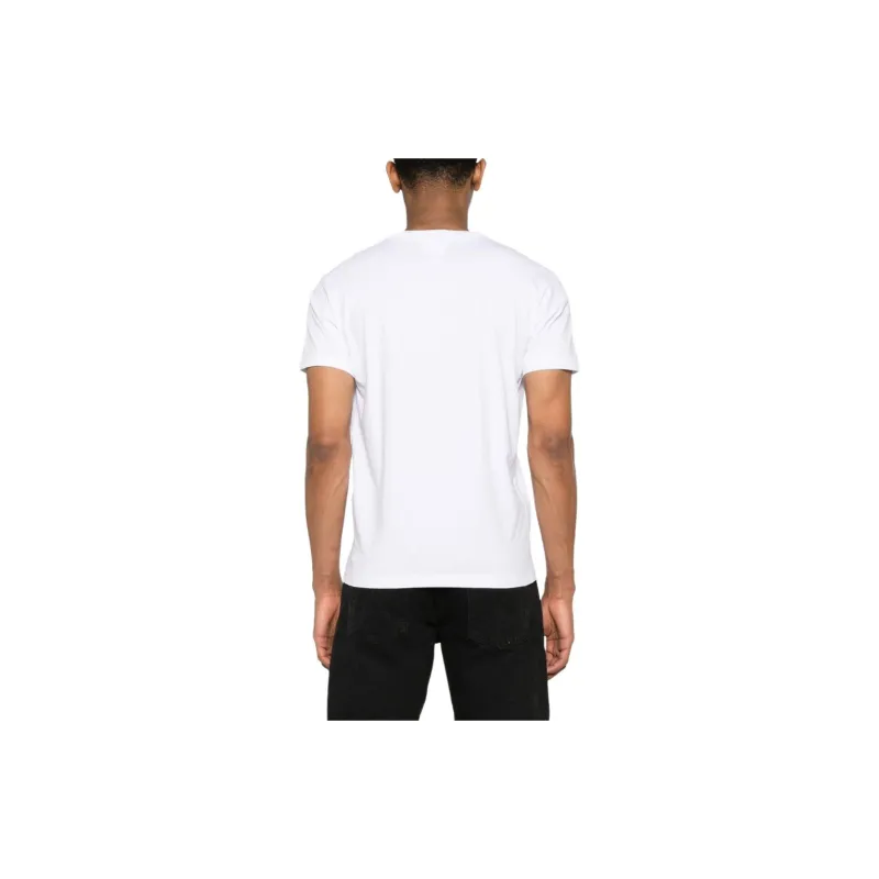 DSQUARED 2 Logo Plaque V Neck T Shirt-2