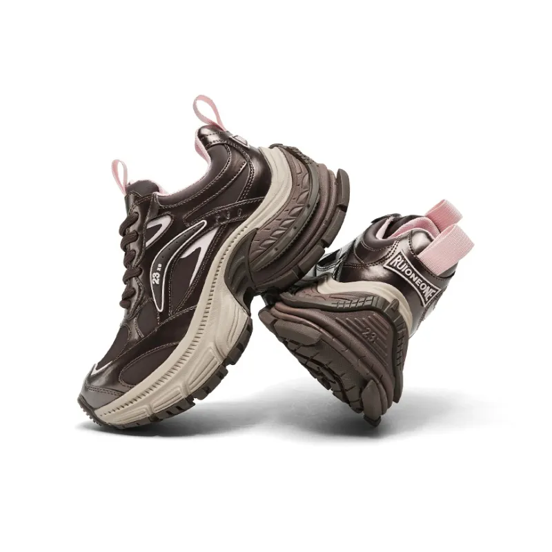CHERYKALLY Wear-Resistant Height Increasing Low-Top Chunky Sneakers 6cm Women's-3