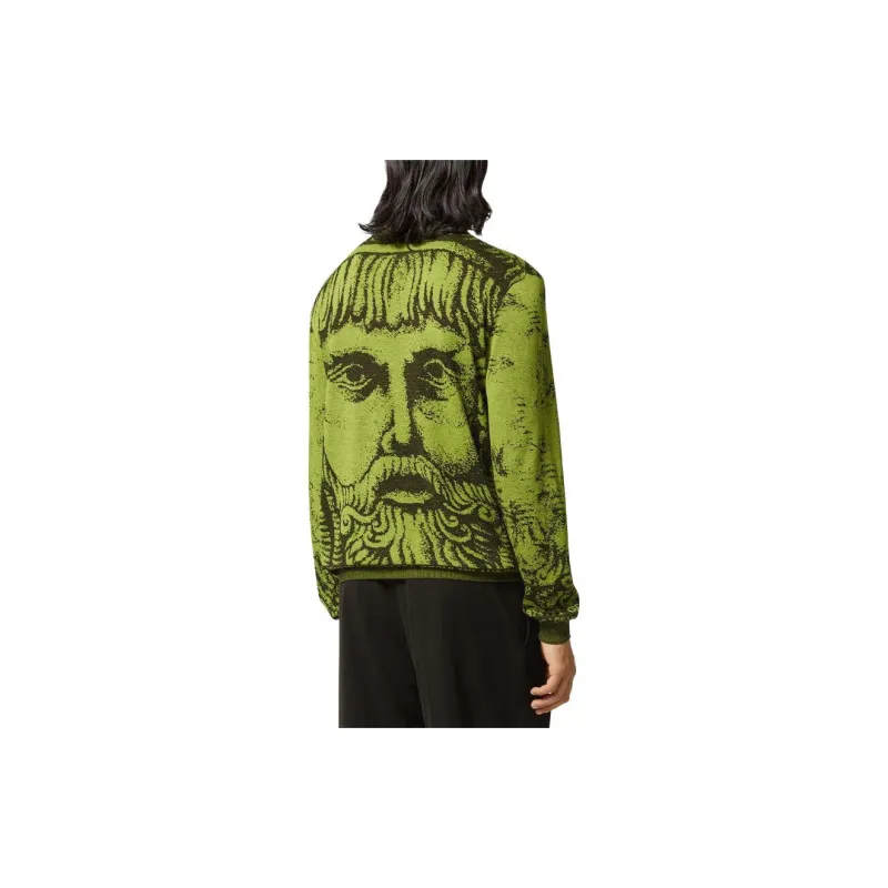 VERSACE Sweaters Men Green-3
