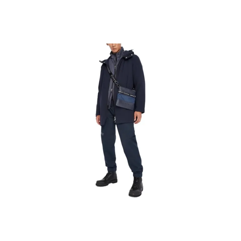 ARMANI EXCHANGEAE Puffer Jacket Men's Navy Blue-5