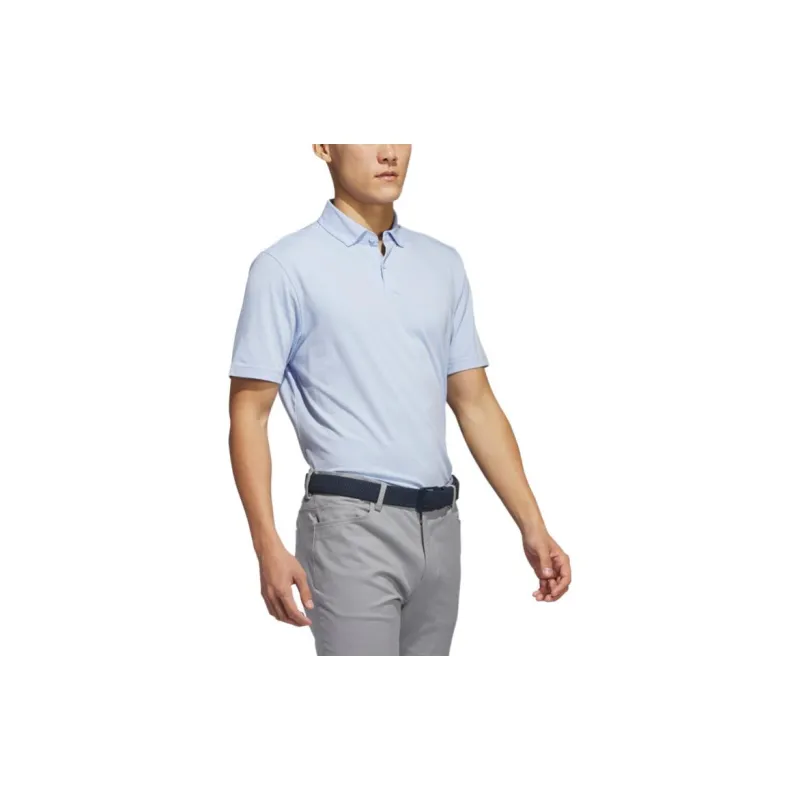Adidas Polo Shirts Men Light Pink Blue-3