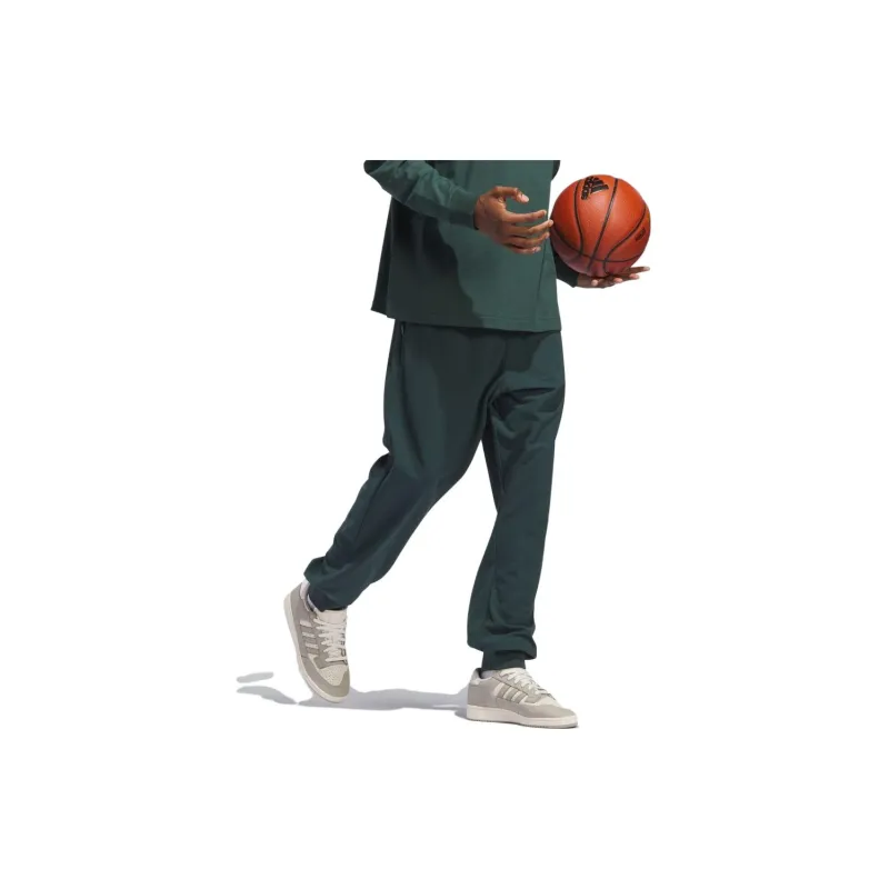 Adidas Knitted Sweatpants Unisex Mineral Green-6