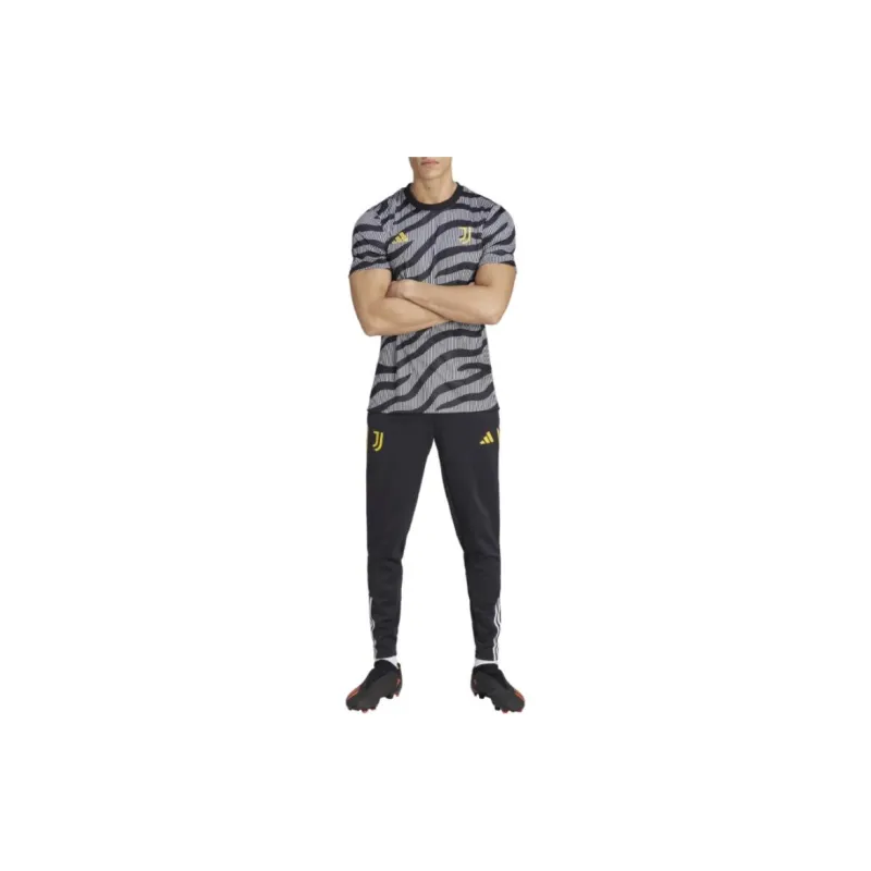 Adidas Juventus JUVENTUS PRE-MATCH JERSEY JUNIORS' Soccer Jerseys Men's Black/White-3