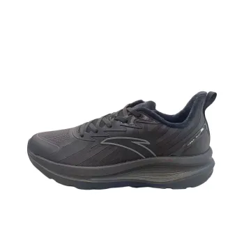 Anta Cloud Journey Anti Slip Wear Resistant Low Top Casual Running Shoes Men's Black Gray
