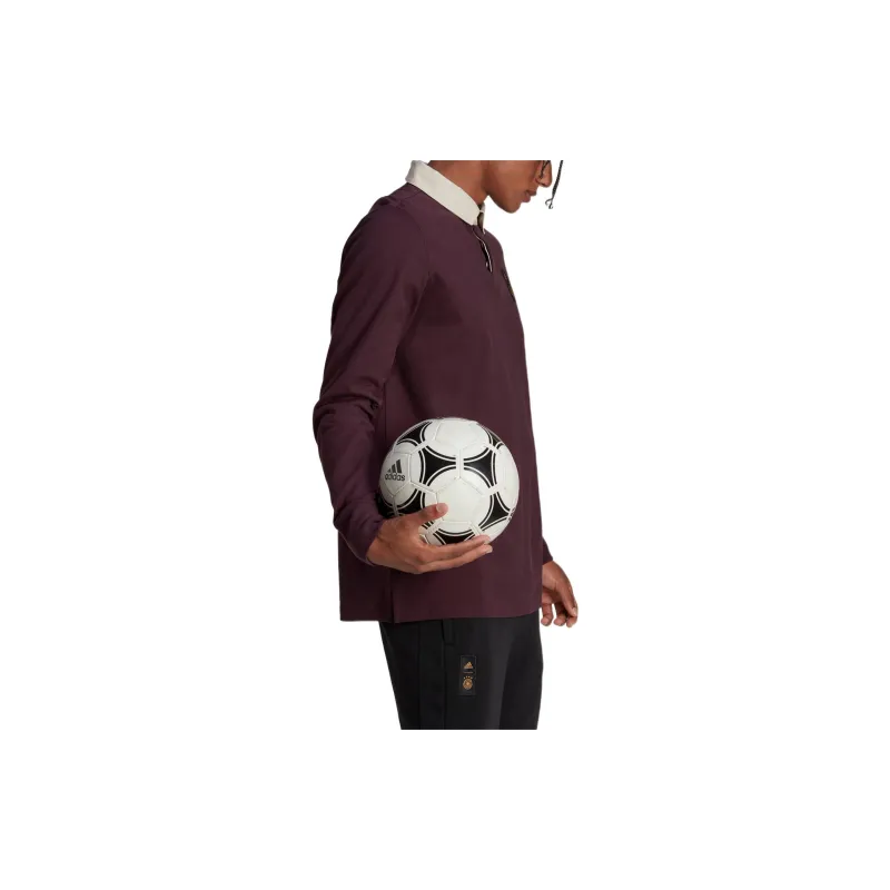 Adidas Polo Shirt Men's Dark Reddish Purple-3