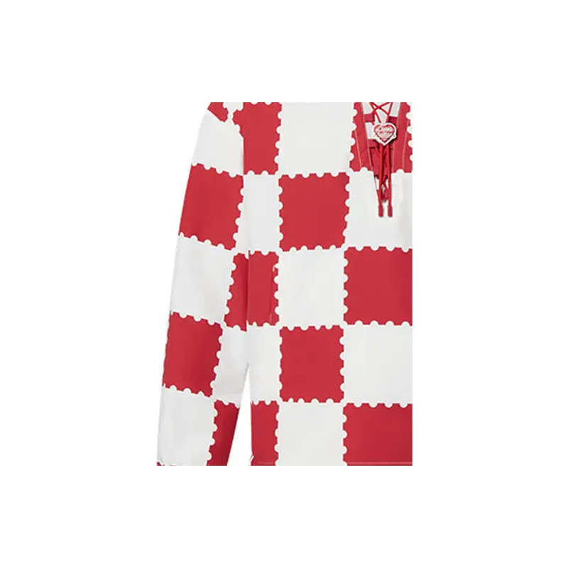 LOUIS VUITTON Jacket Men's Red White-4