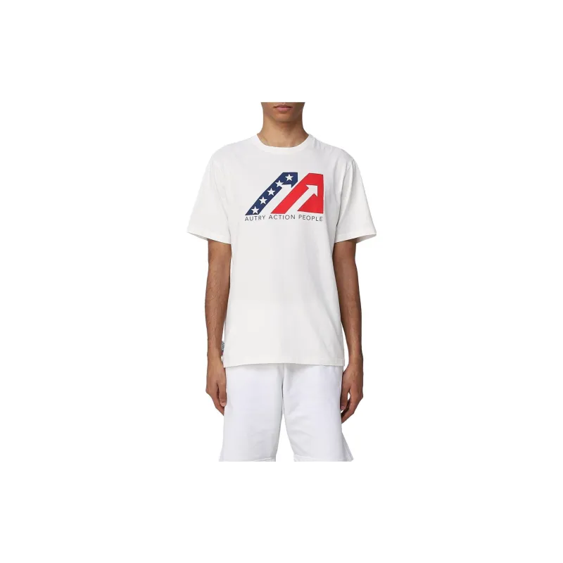 AUTRY Graphic Printed Crewneck T Shirt-1