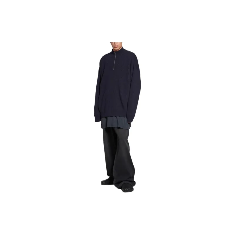 Balenciaga Half zip Cashmere Jumper-2