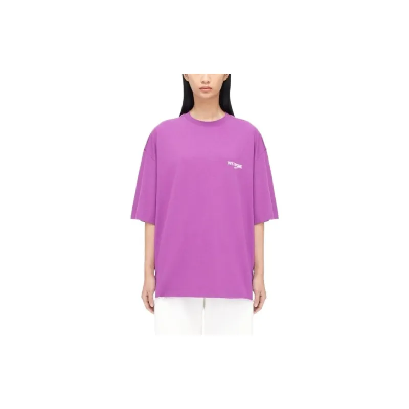 WE11DONE T Shirts Unisex Purple-1