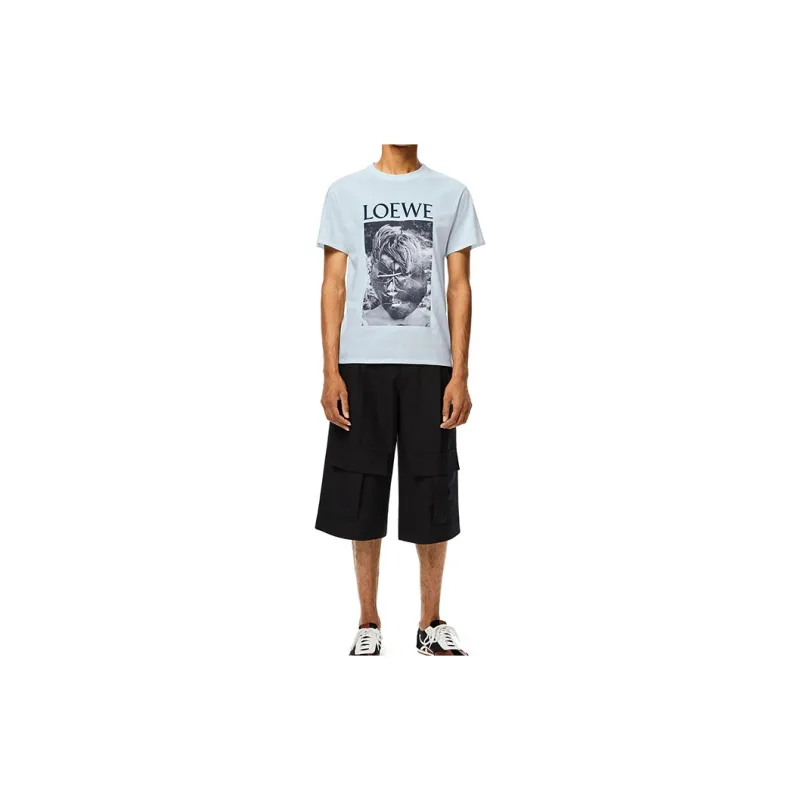LOEWE T Shirts Men Pink/Blue-3