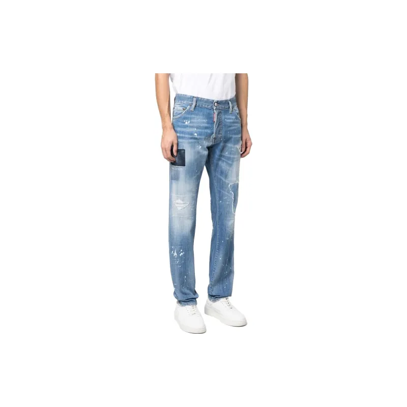DSQUARED 2 Mid Rise Distressed Jeans-3
