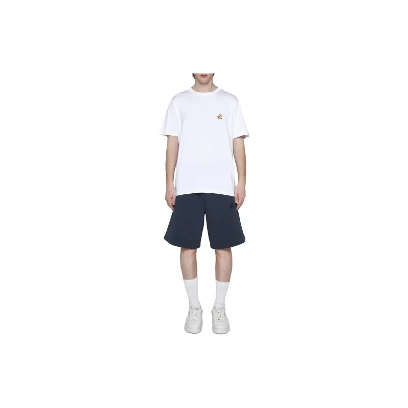 Maison Kitsune Fox Head Patch Drawstring Shorts-1