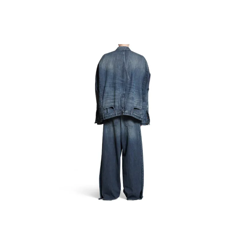 Balenciaga Deconstructed Denim Jacket-3
