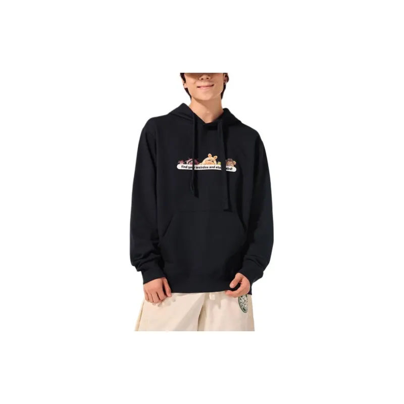 XTEP x Disney Sweatshirt Unisex Jet Black-2