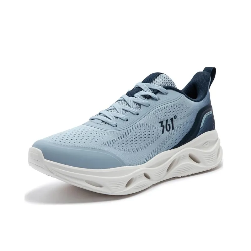 361° Anti Slip Wear Resistant Low Top Training Running Shoes Men's Blue-1