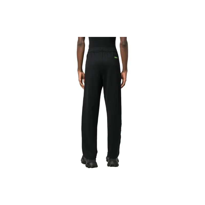 VERSACE SS23 Knitted Sports Pants Men's Black-2