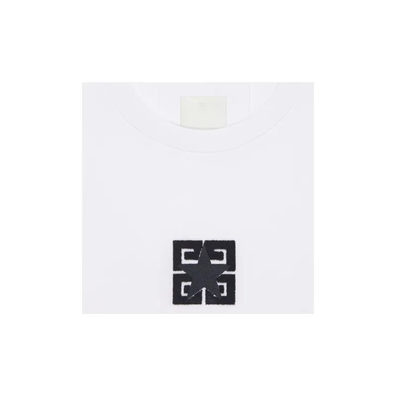 Givenchy 4G Stars Boxy Crewneck T Shirt-4