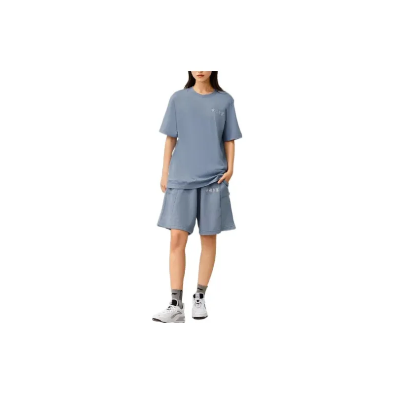 LiNing China Li Ning T Shirts Unisex Bright Blue-2