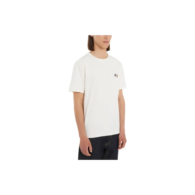 Maison Kitsune Man Cotton Logo T Shirt-3