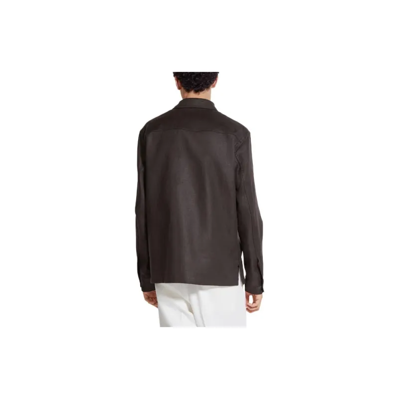 Zegna Linen Shirt Jacket-2
